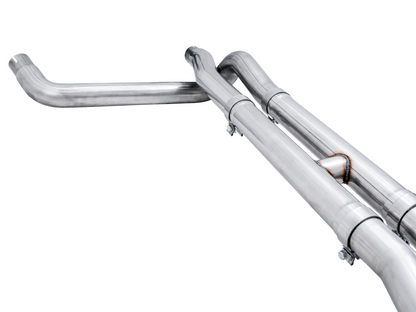 AWE Tuning 0FG Catback Exhaust for Silverado ZR2/Sierra AT4X - Quad Diamond Black Tips 3015-43284