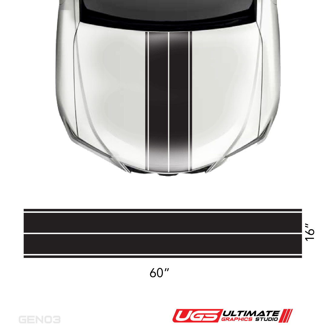 Hood Dual Stripe Set