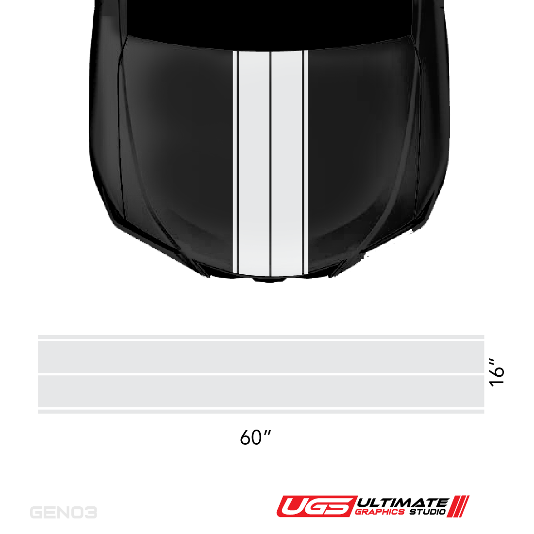 Hood Dual Stripe Set