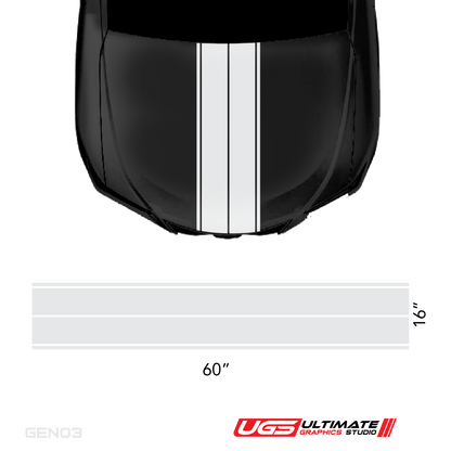 Hood Dual Stripe Set