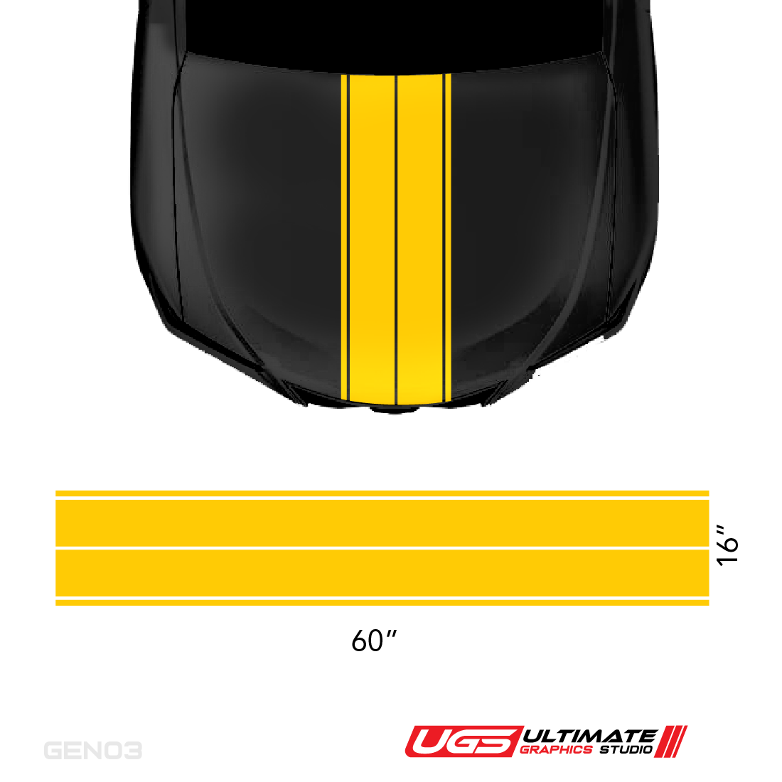 Hood Dual Stripe Set