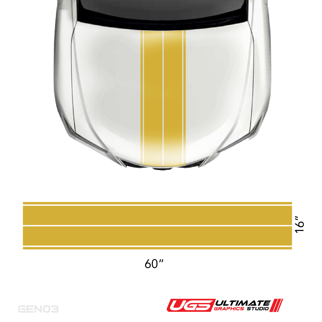 Hood Dual Stripe Set