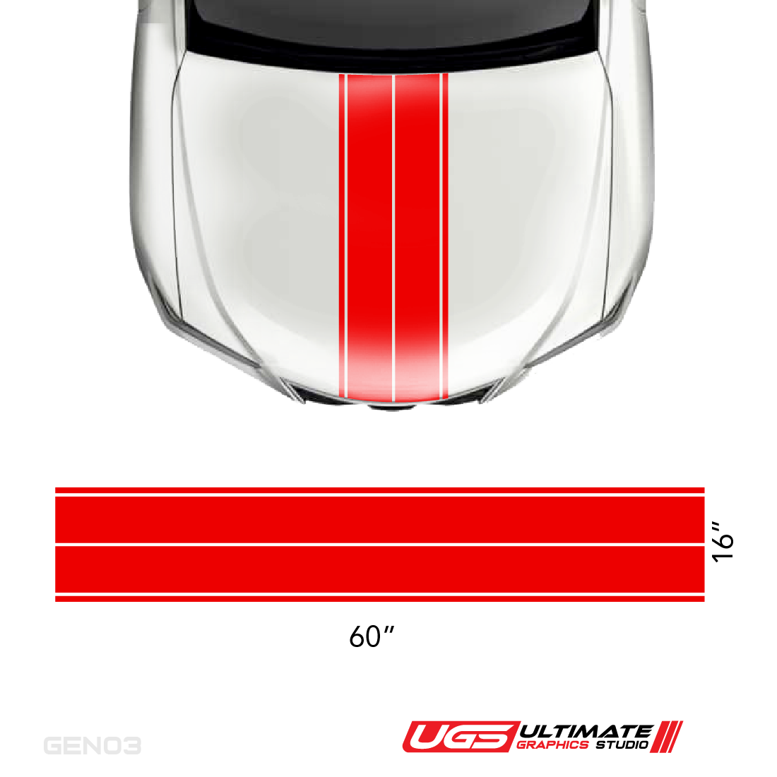 Hood Dual Stripe Set