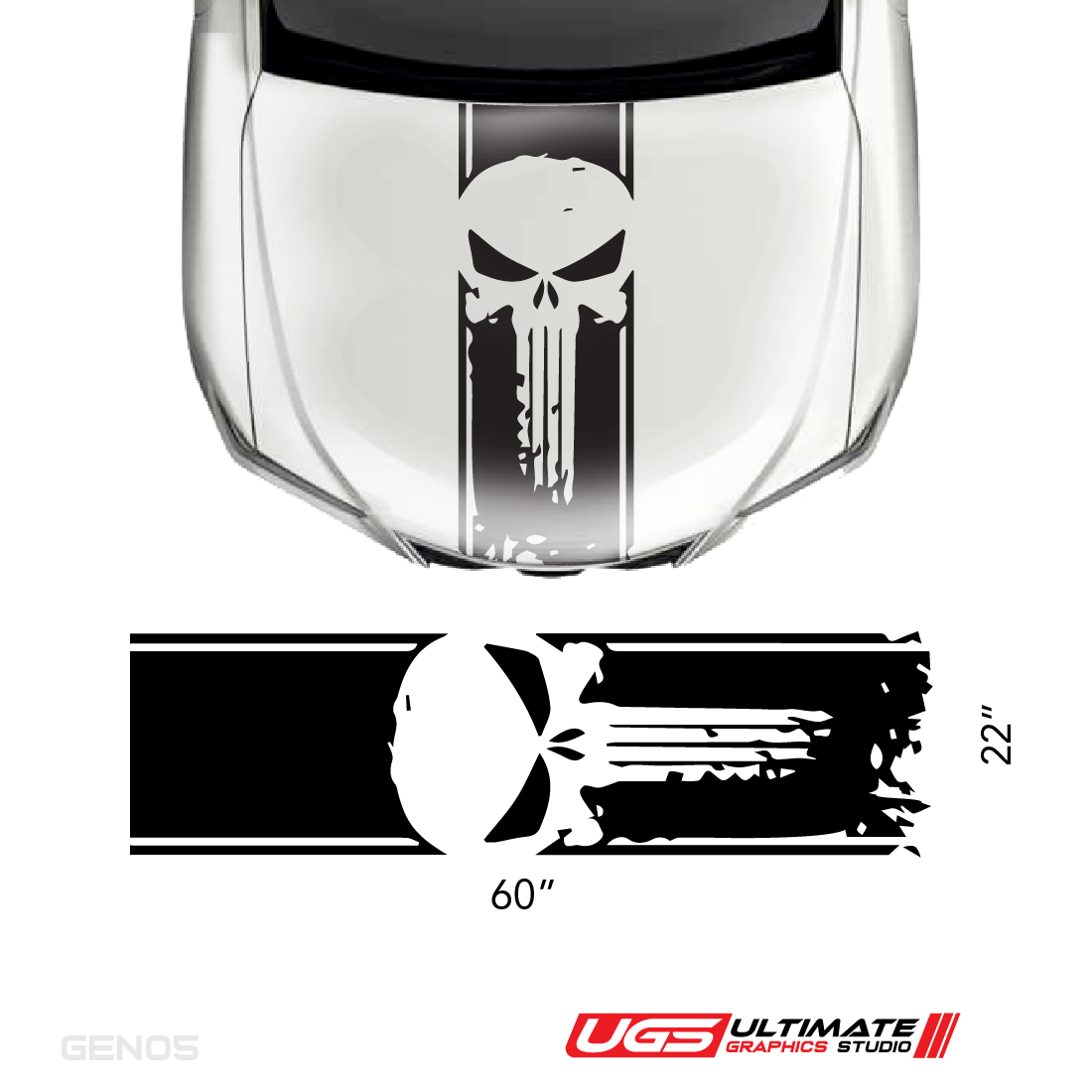 Hood Punisher Stripe