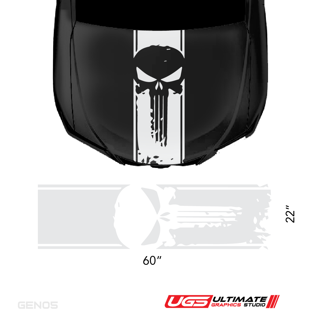 Hood Punisher Stripe