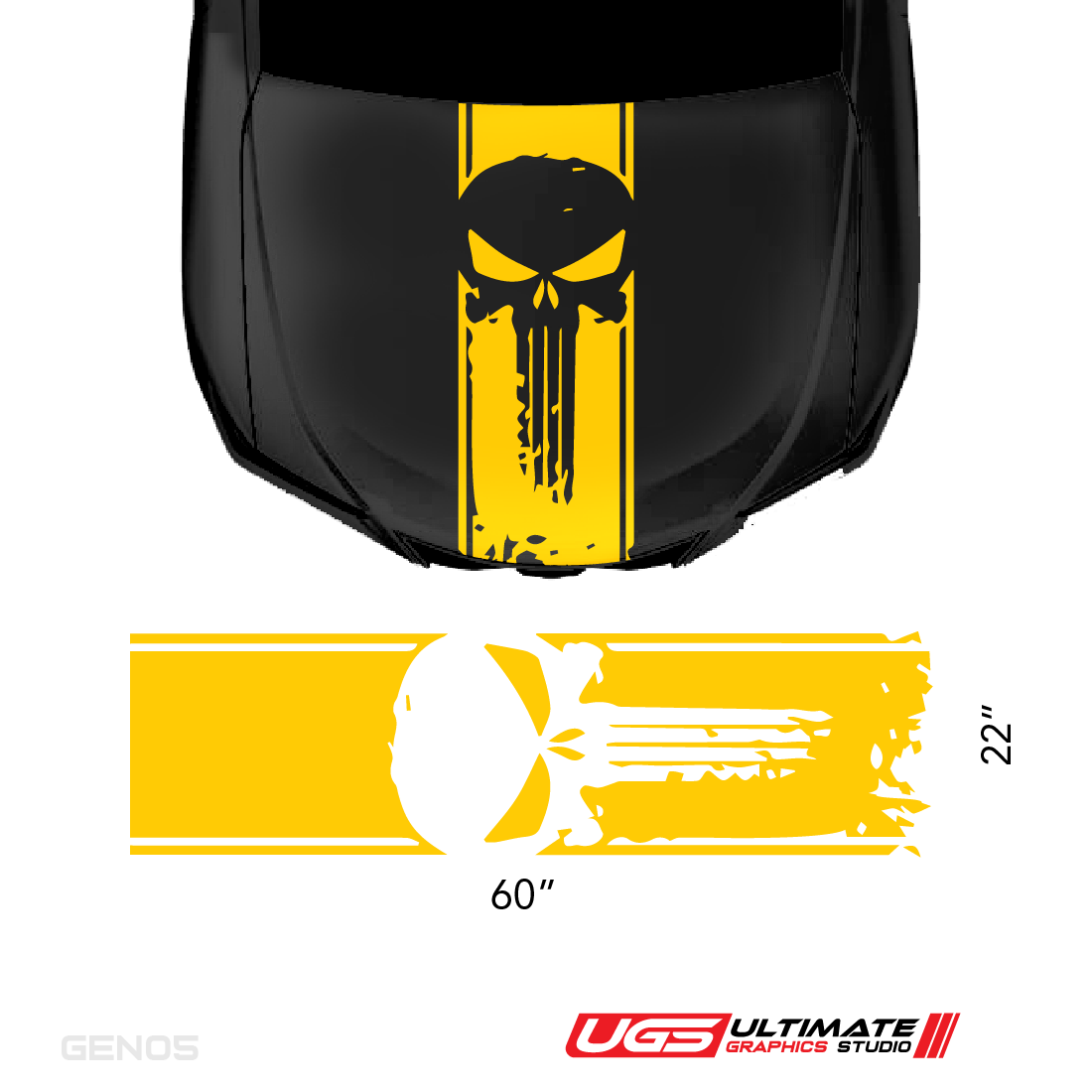 Hood Punisher Stripe