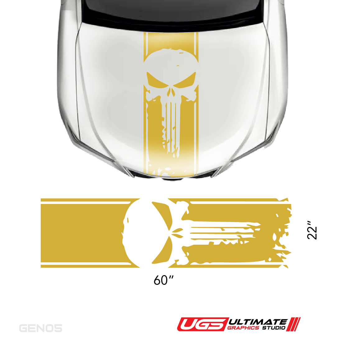 Hood Punisher Stripe