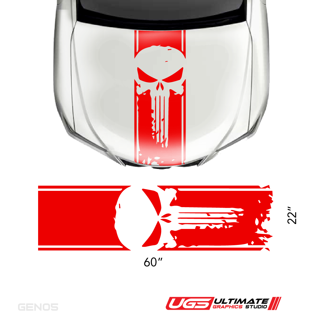 Hood Punisher Stripe