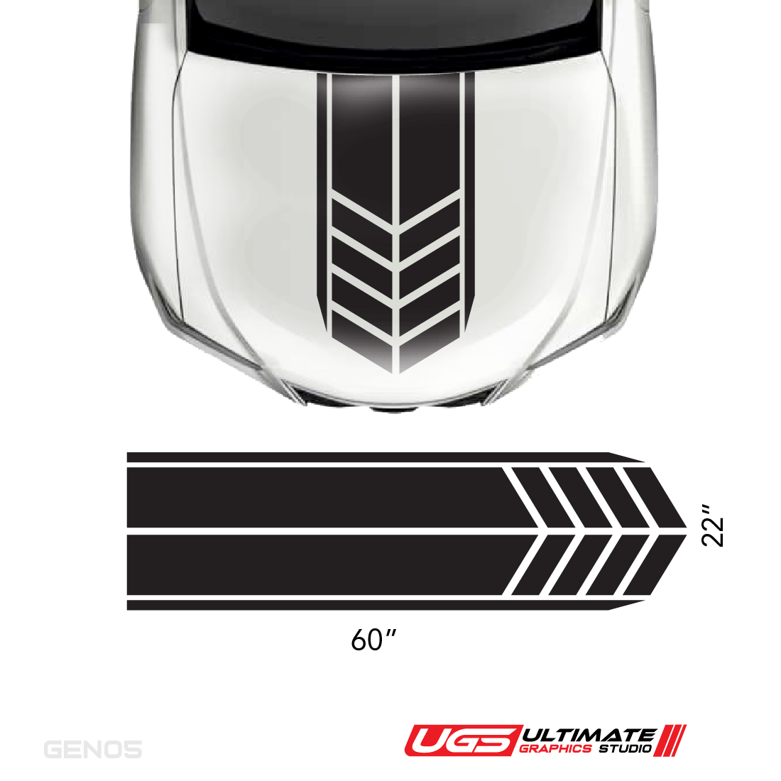 Hood Racing Stripe Graphic