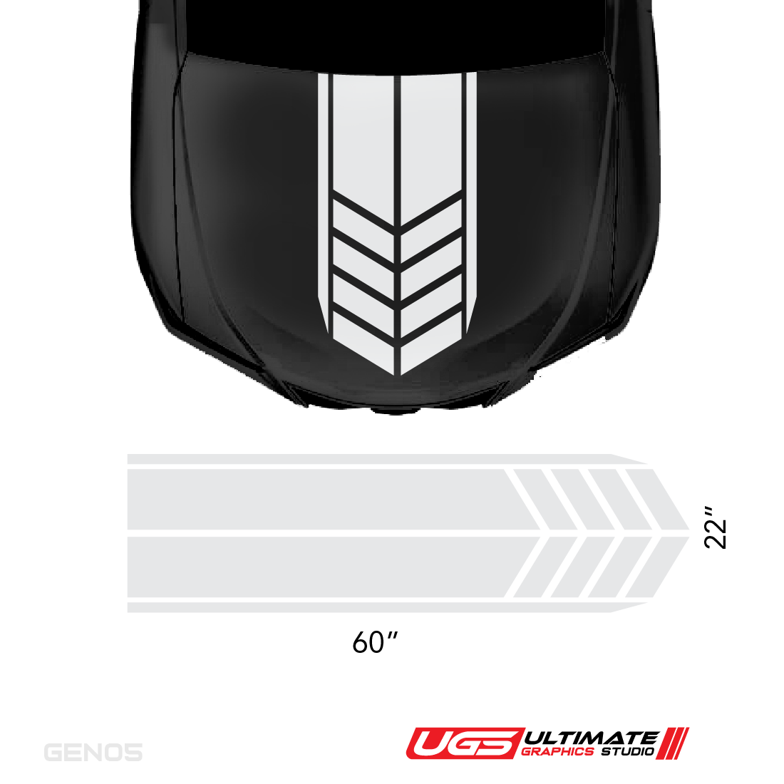 Hood Racing Stripe Graphic