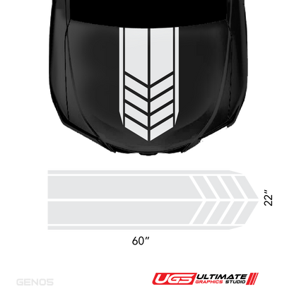 Hood Racing Stripe Graphic