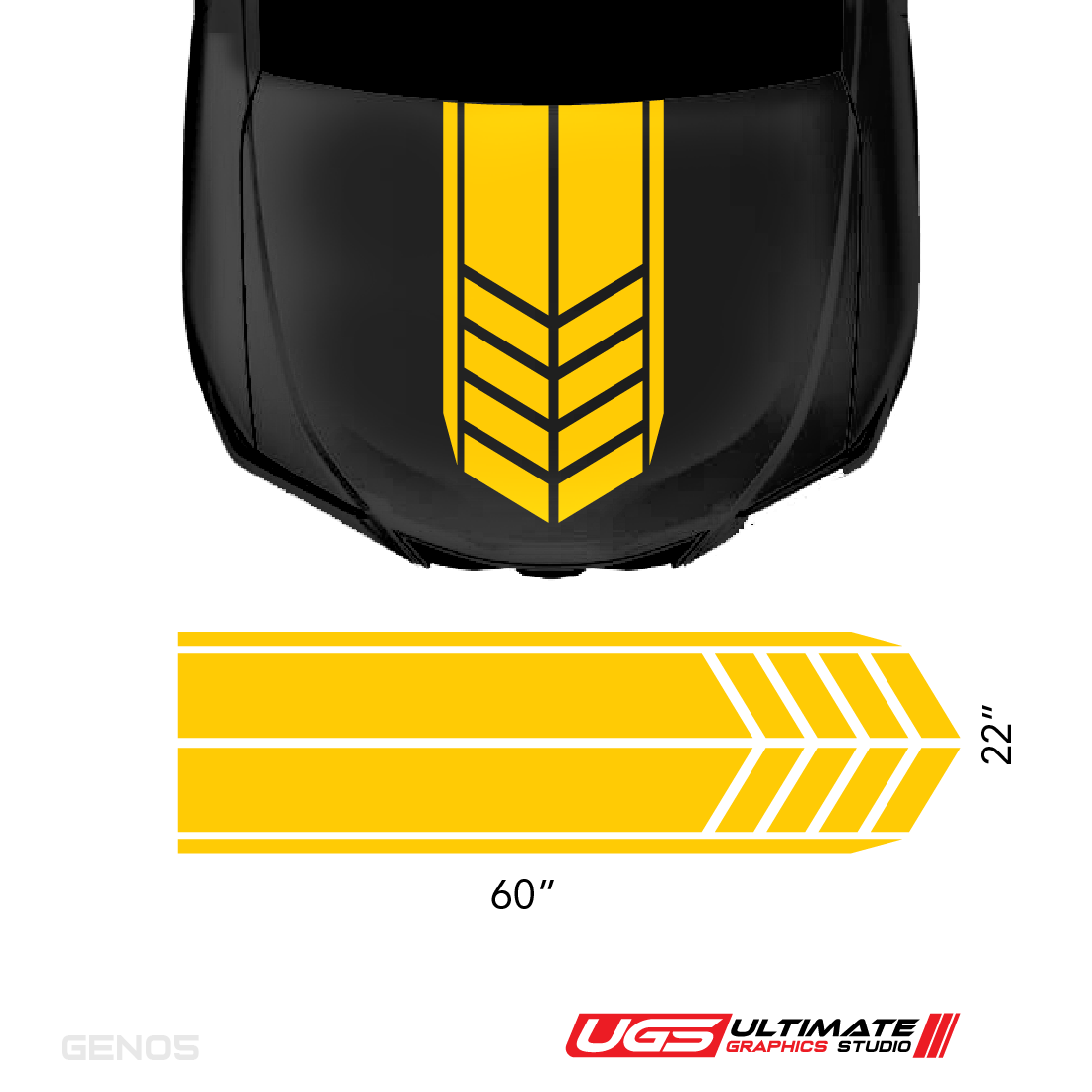 Hood Racing Stripe Graphic