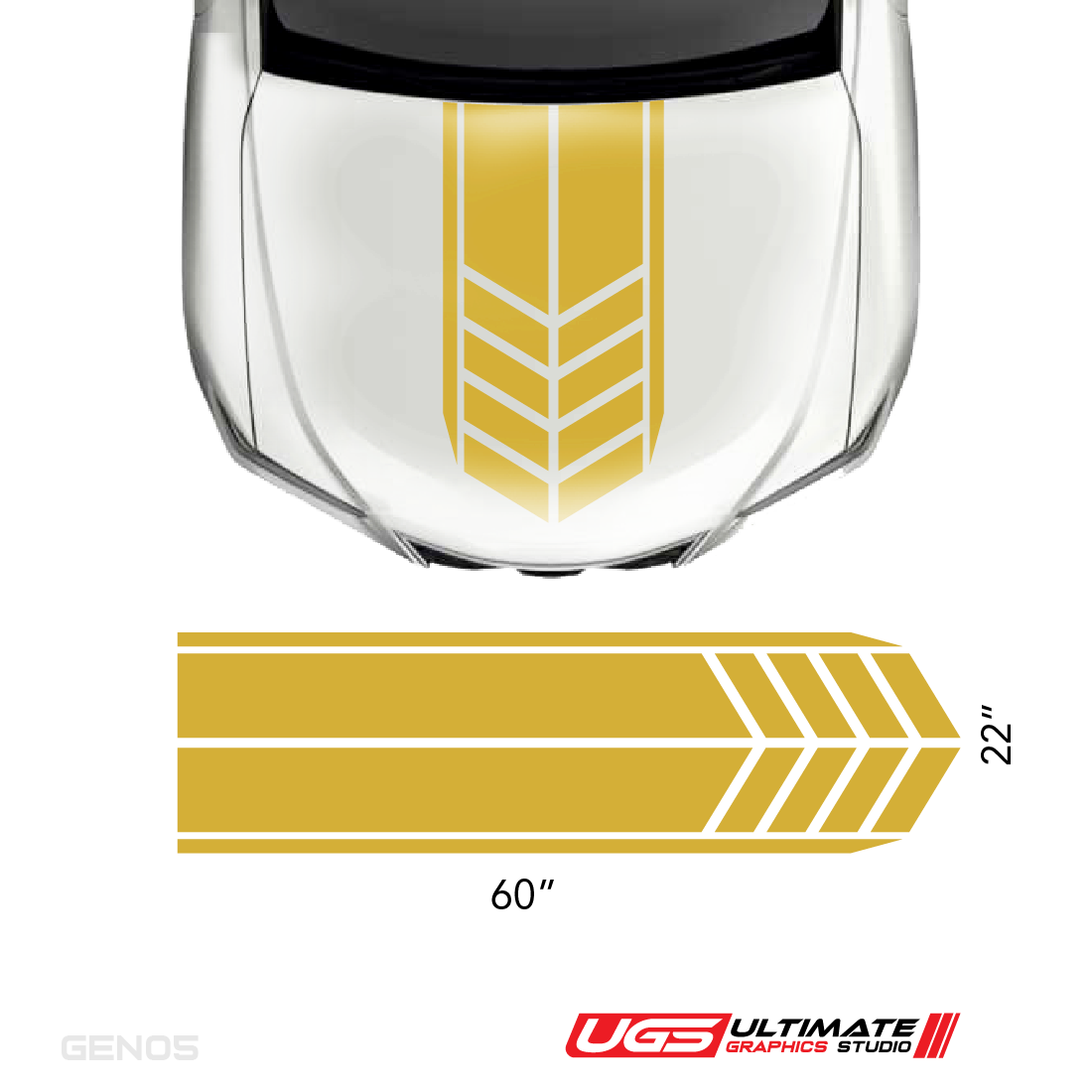 Hood Racing Stripe Graphic
