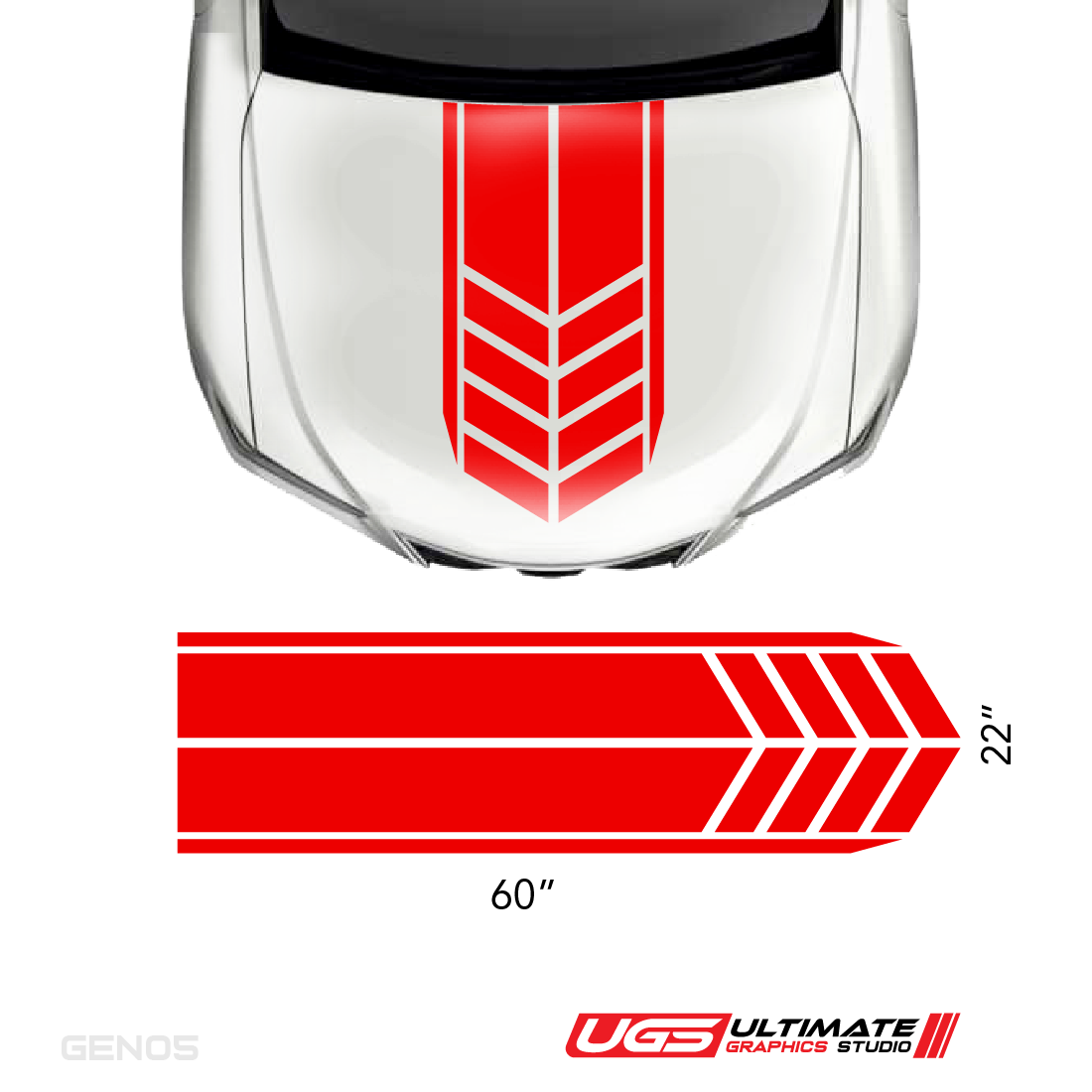 Hood Racing Stripe Graphic