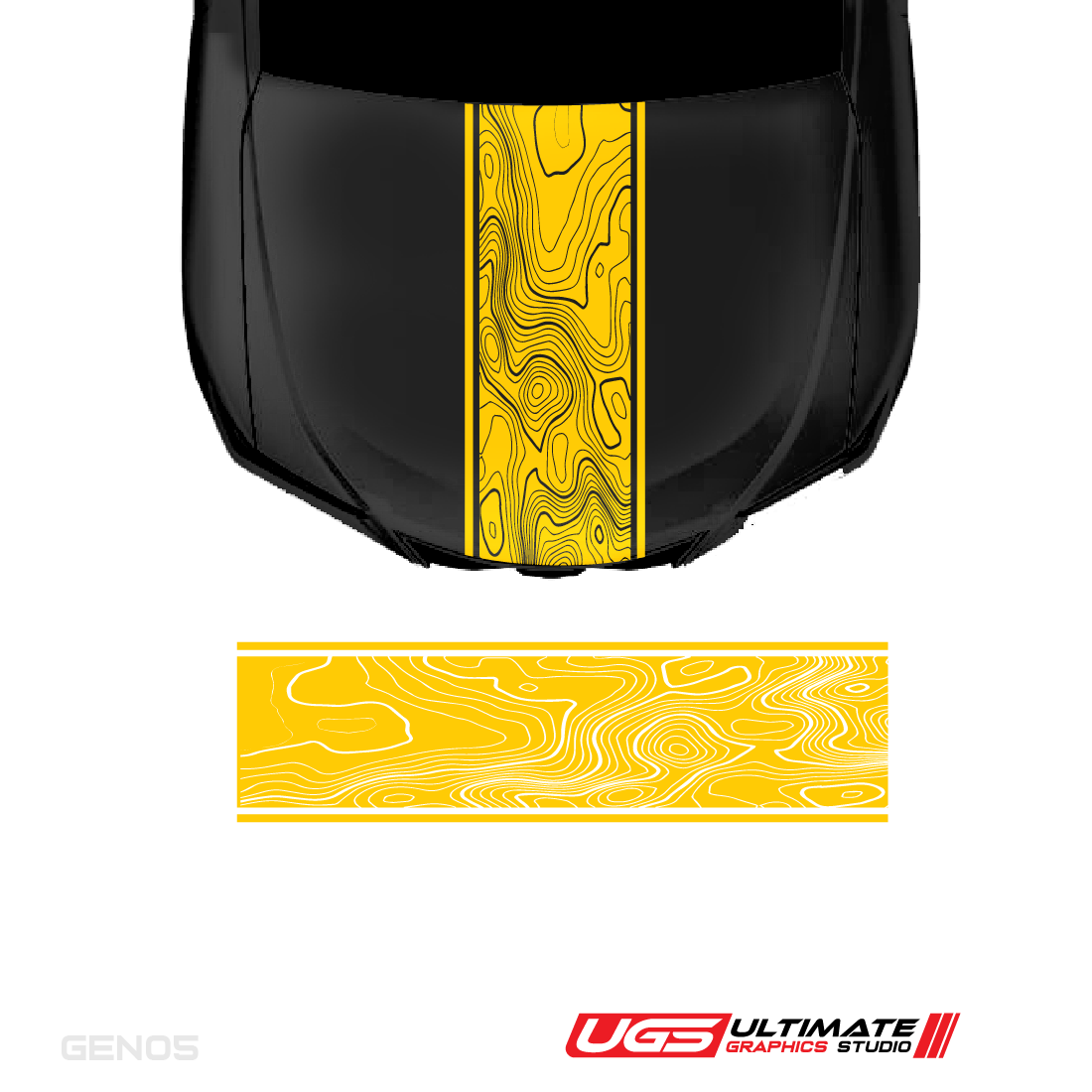 Hood Topography Graphic