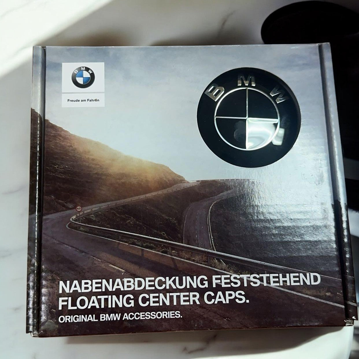 Genuine OEM BMW Floating Wheel Center Caps (Set of 4) - 5x120/ 5x112