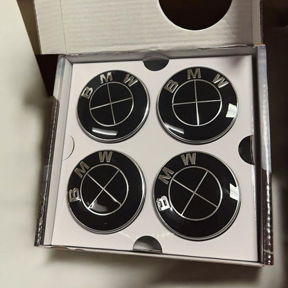 Genuine OEM BMW Floating Wheel Center Caps (Set of 4) - 5x120/ 5x112