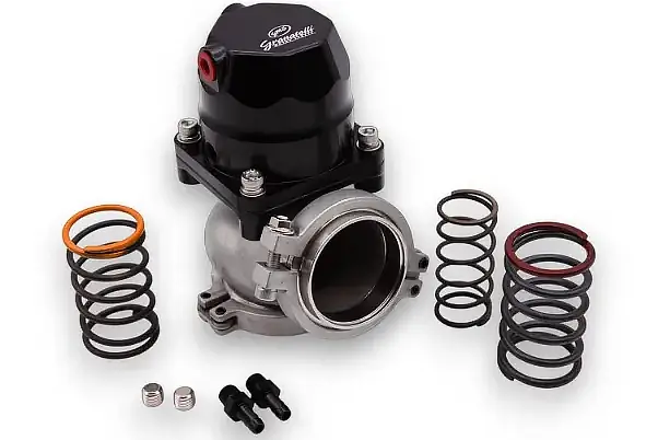 Granatelli 44mm Piston-Actuated External Turbo Wastegate with V-Band – 540261