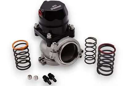 Granatelli 44mm Piston-Actuated External Turbo Wastegate with V-Band – 540261
