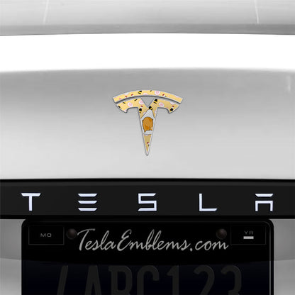 Gudetama Tesla Emblem Decals (Front + Back) | Model S