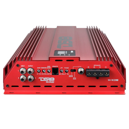 HOOLIGAN KO 1-Channel Amplifier with Voltmeter 8000 Watts Rms @ 1-Ohm Made In Korea