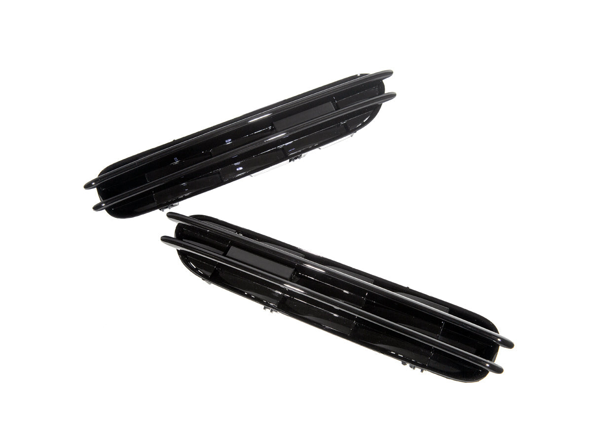 AutoTecknic Replacement Glazing Black Fender Gills - BMW E60 M5 Sedan | E61 M5 Wagon