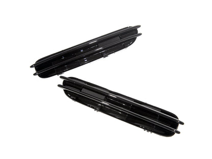 AutoTecknic Replacement Glazing Black Fender Gills - BMW E60 M5 Sedan | E61 M5 Wagon