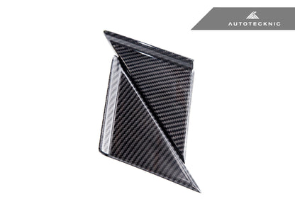 AutoTecknic Version III Dry Carbon Side Mirror Wind Deflector Set - A90 Supra 2020-Up