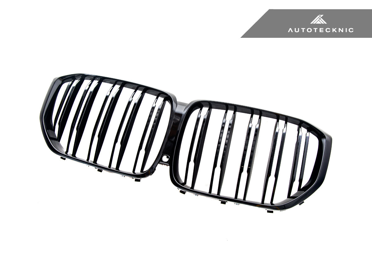 AutoTecknic Dual-Slats Gloss Black Front Grille - G05 X5 Pre-LCI