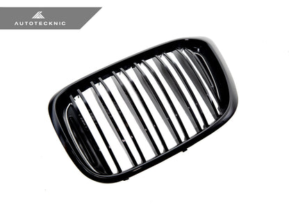 AutoTecknic Dual-Slats Gloss Black Front Grille Set - G01 X3 | G02 X4 Pre-LCI