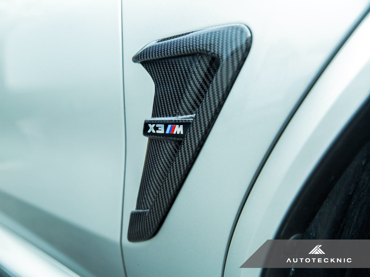 AutoTecknic Dry Carbon Fiber Fender Trim Set - F97 X3M | F98 X4M | G01 X3 | G02 X4