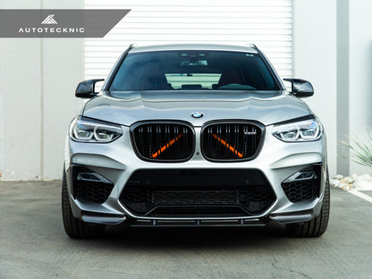 AutoTecknic Carbon Fiber Headlight Trim Set - BMW F97 X3M | F98 X4M