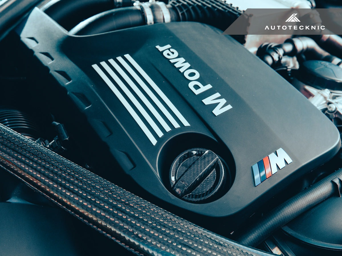 AutoTecknic Dry Carbon Competition Oil Cap Cover - E60 5-Series
