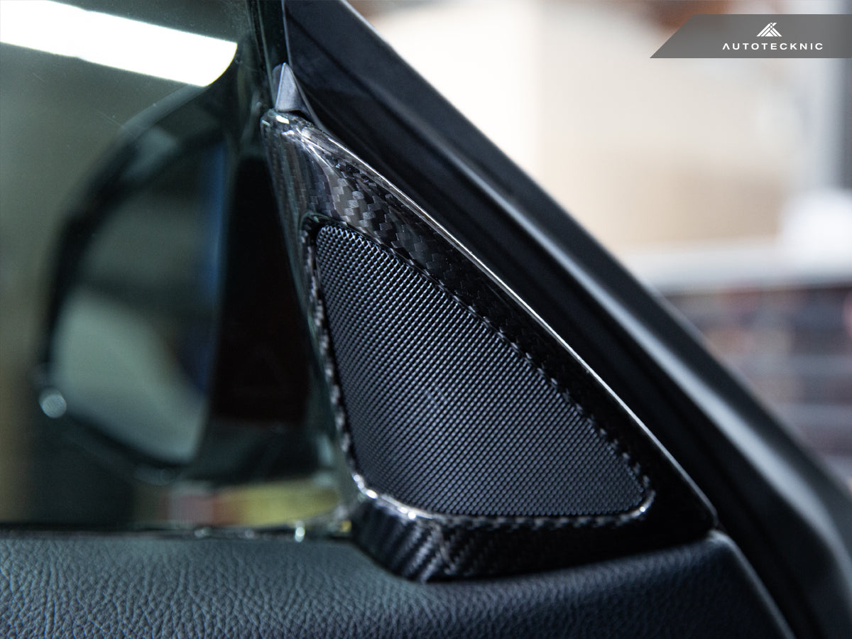 AutoTecknic Carbon Fiber Speaker Tweeter Cover - F32/ F33/ F36 4-Series