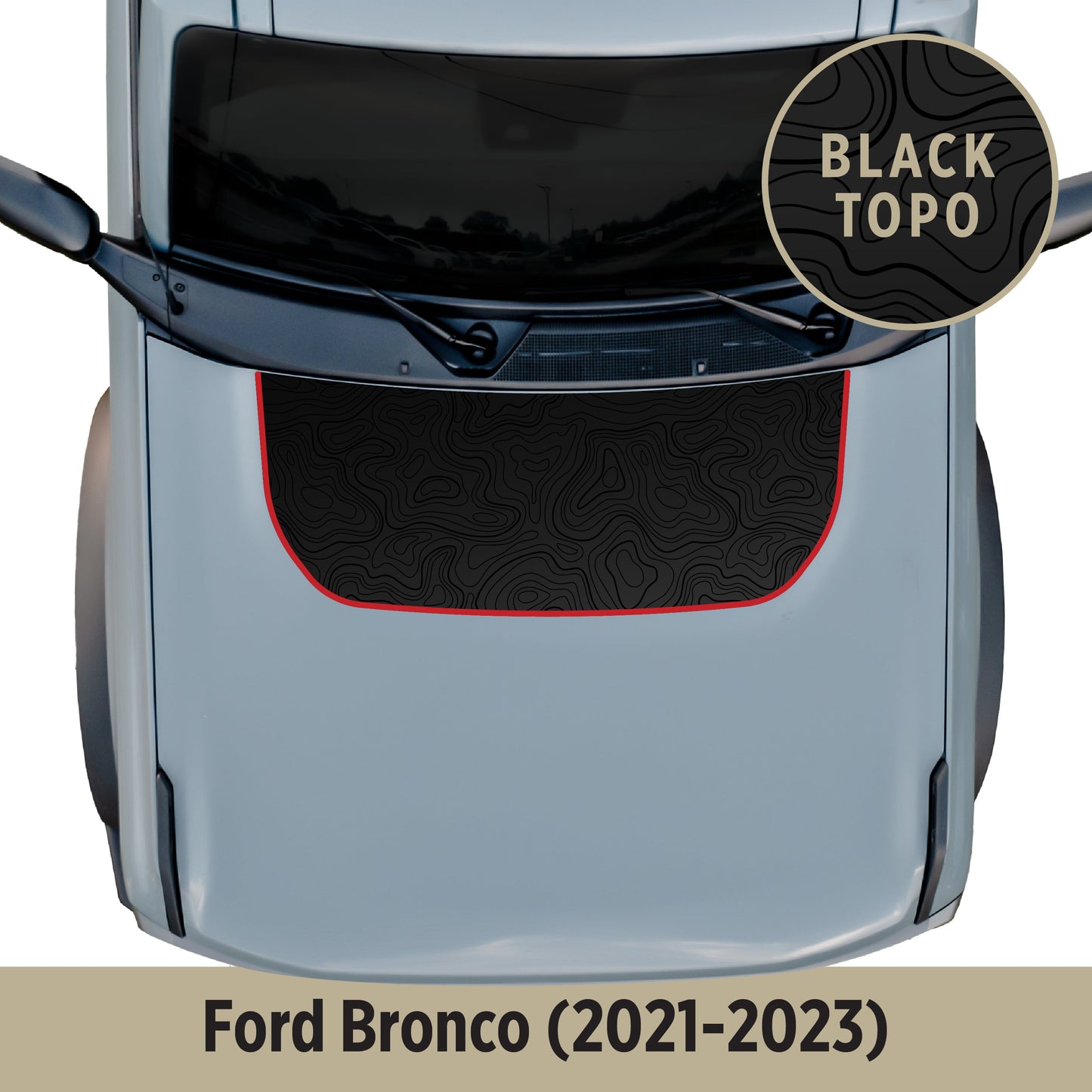 Hood Graphic for Ford Bronco