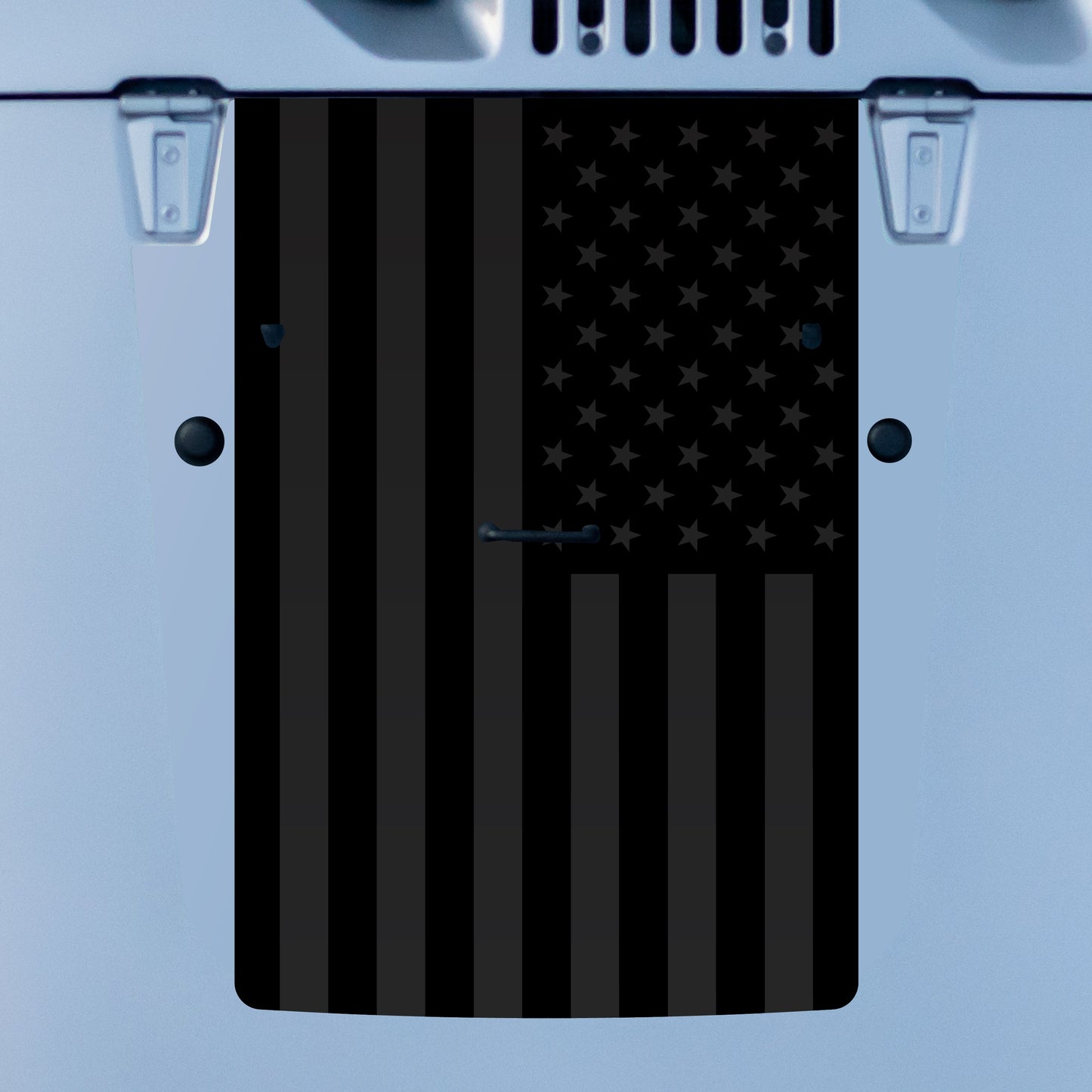 Hood Graphic for Wrangler JK | Black Flag