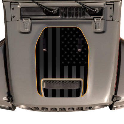 Hood Graphic for Wrangler 392 | Black Flag