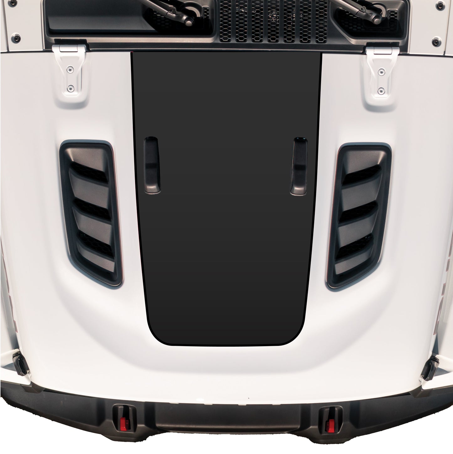 Hood Graphic for RUBICON | Matte Black - fits Wrangler JL & Gladiator JT