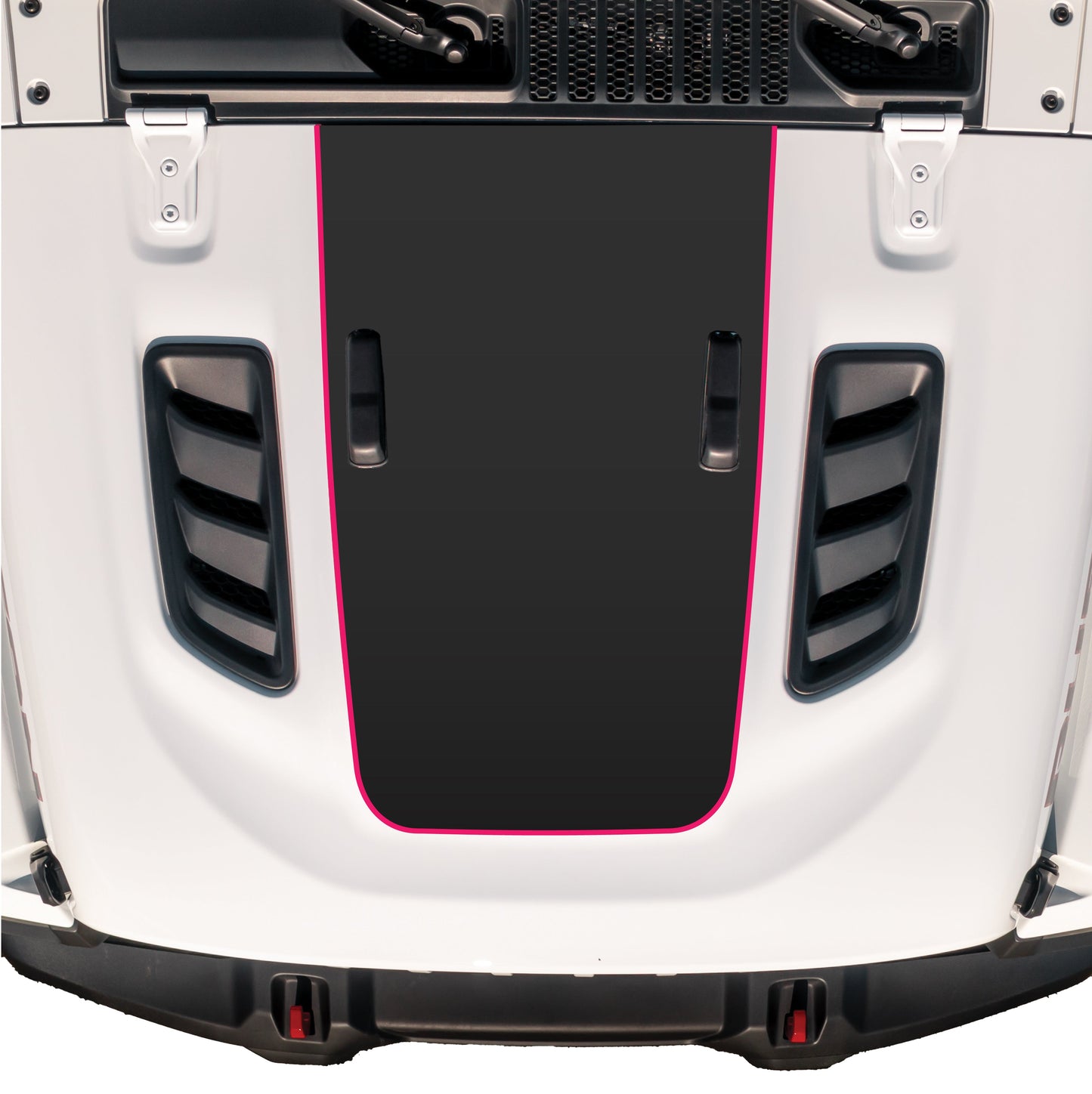 Hood Graphic for RUBICON | Matte Black - fits Wrangler JL & Gladiator JT