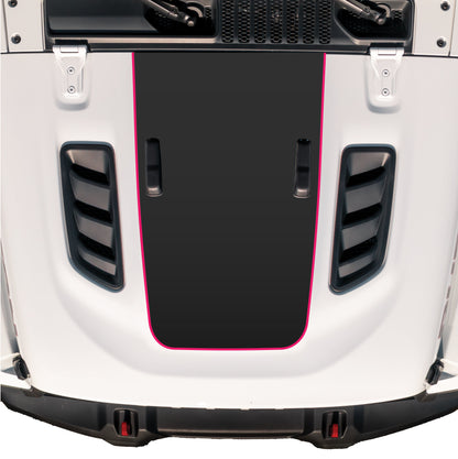 Hood Graphic for RUBICON | Matte Black - fits Wrangler JL & Gladiator JT