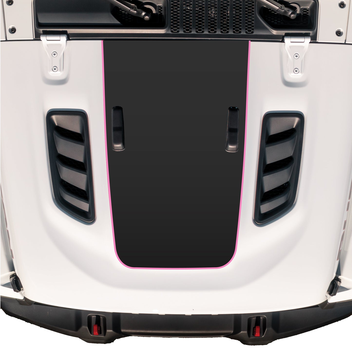 Hood Graphic for RUBICON | Matte Black - fits Wrangler JL & Gladiator JT