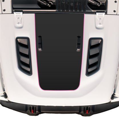 Hood Graphic for RUBICON | Matte Black - fits Wrangler JL & Gladiator JT