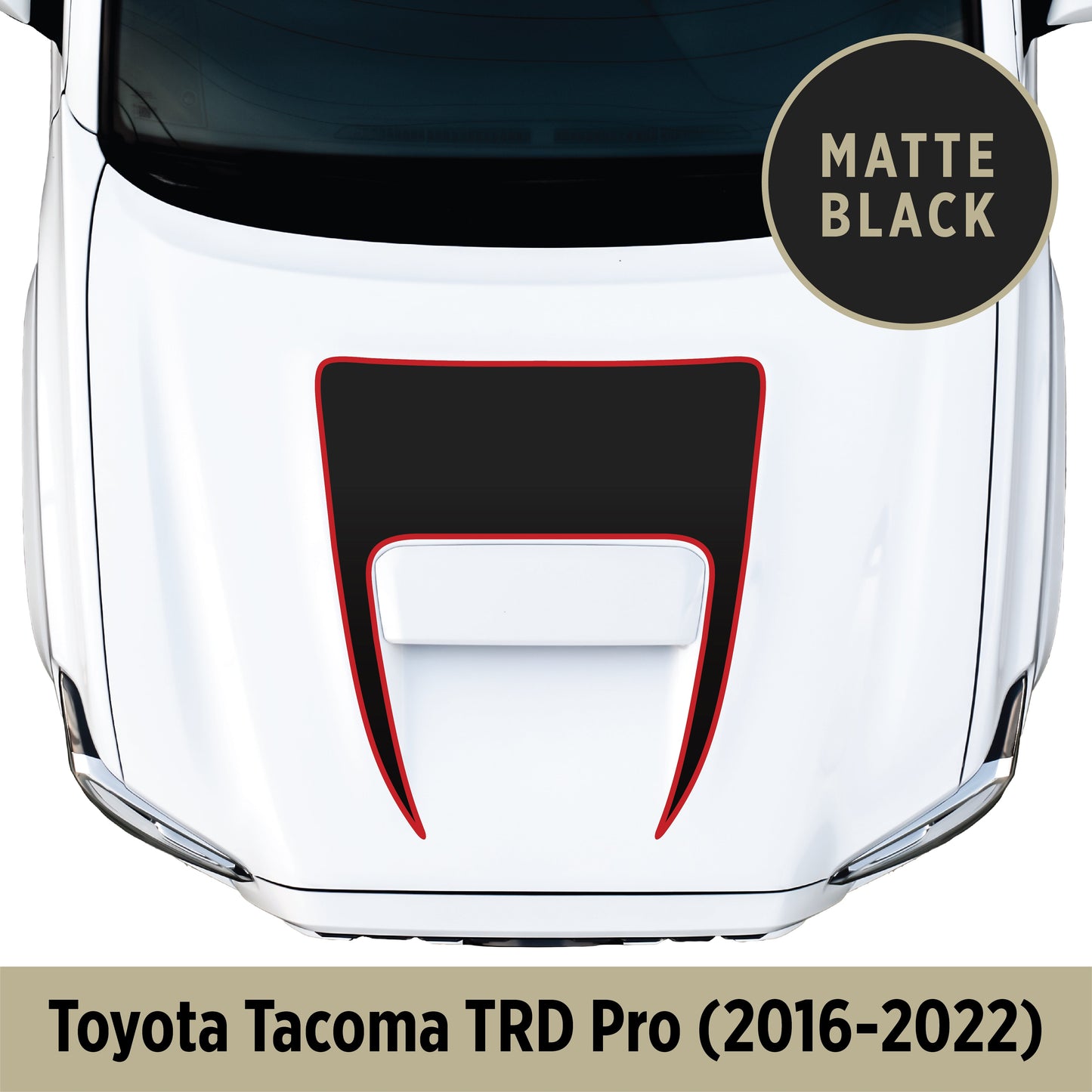 Hood Graphic | fits Toyota Tacoma TRD Pro (2016-2022)