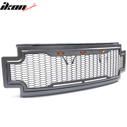 2017-2019 Ford F250 F350 LED Honeycomb Mesh Front Bumper Grille Hood