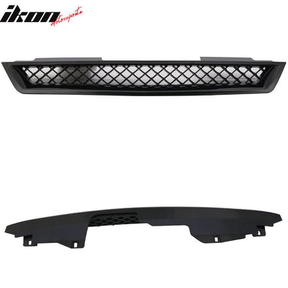 1994-1997 Honda Accord T-R Unpainted Front Hood Mesh Grill Grille ABS