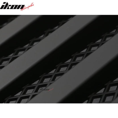 1997-2006 Jeep Wrangler TJ V2 Topfire Monster Hood Matte Mesh Grill