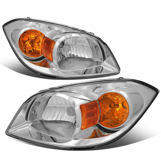 05-10 Chevrolet Cobalt OE Style Chrome Housing Headlights Polyurethane