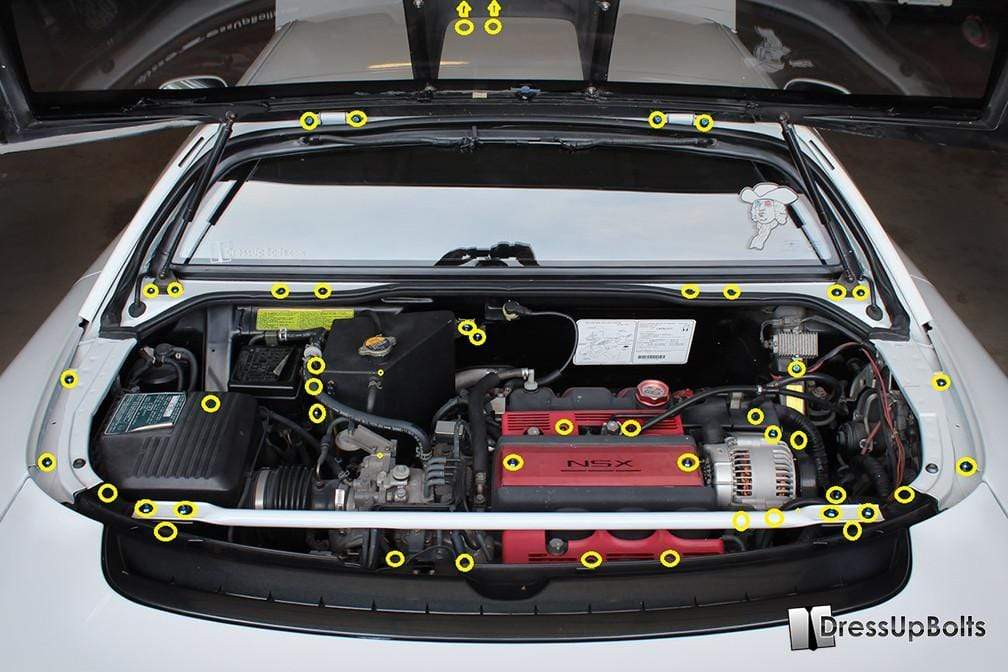 Acura NSX (1990-2005) Titanium Engine Bay Kit