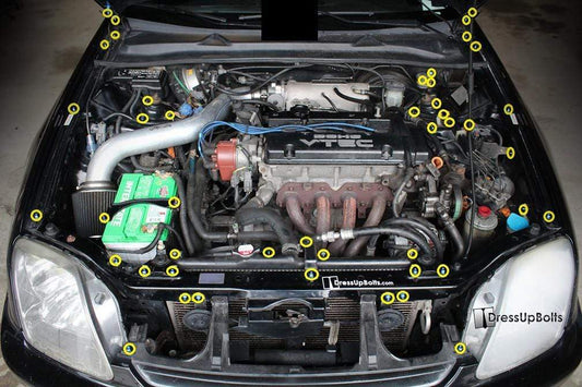 Honda Prelude (1997-2001) Titanium Ti Engine Bay Kit