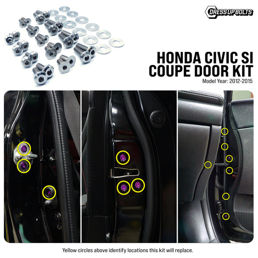 Titanium Hardware Door Kit - Honda Civic Si (2012-2015)